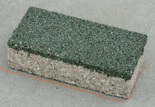 陶瓷透水磚-200*100*55-草青色